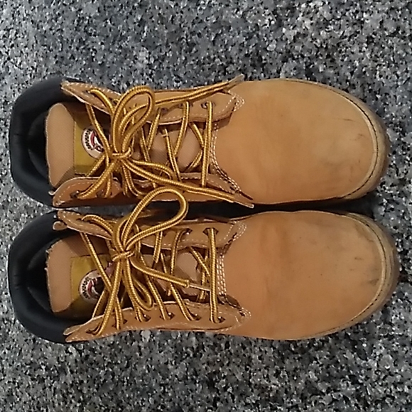 Brahma Men's Leather Tan Oil Resistant Steel Toe Work Boots. Size 7 - Picture 5 of 9